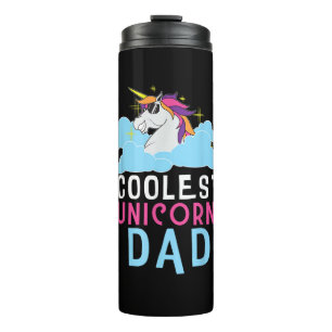 Coolest Unicorn Dad Cute Unicorn Lovers Funny Unic Thermal Tumbler