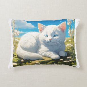 Cooling Gel Memory Foam Pillow. Decorative Cushion