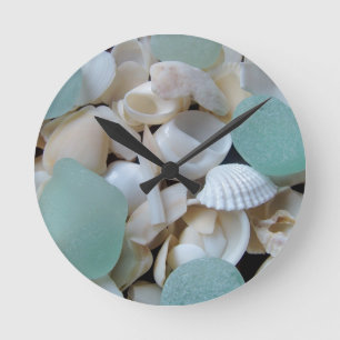 Cooling Glass Round Clock