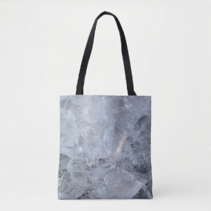 Cooling Ice Cube Texture Image Tote Bag