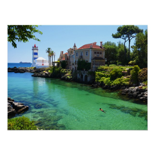 Cooling Off- Cascais Portugal Poster (Front)