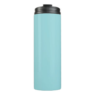Cooling Waterspout Blue Solid Colour Print, Pastel Thermal Tumbler