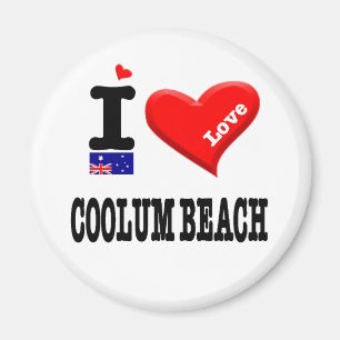 COOLUM BEACH - I Love Magnet