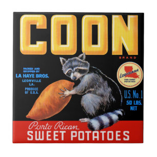 Coon Brand Sweet Potatoes Ceramic Tile