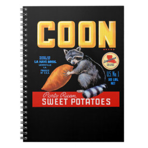 Coon Brand Sweet Potatoes Notebook