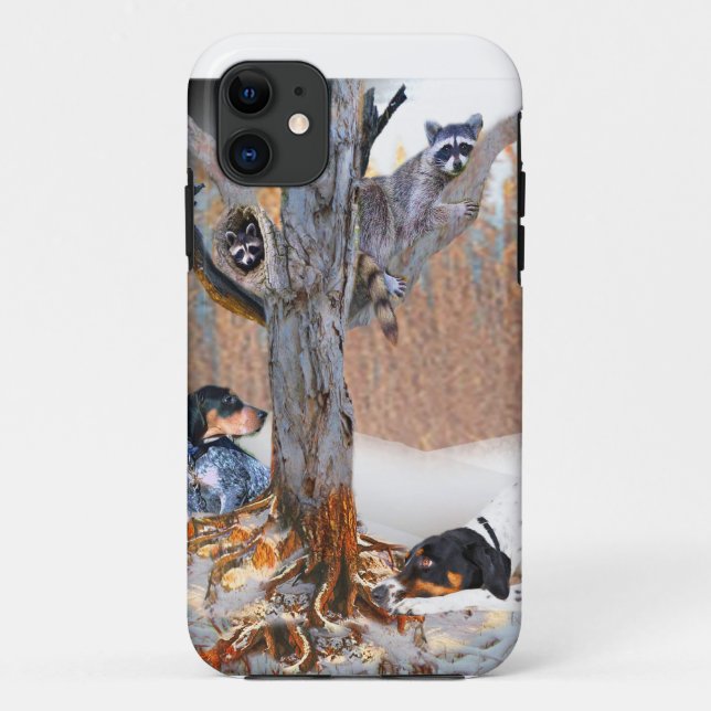 Coon Dog Hunt Case-Mate iPhone Case (Back)