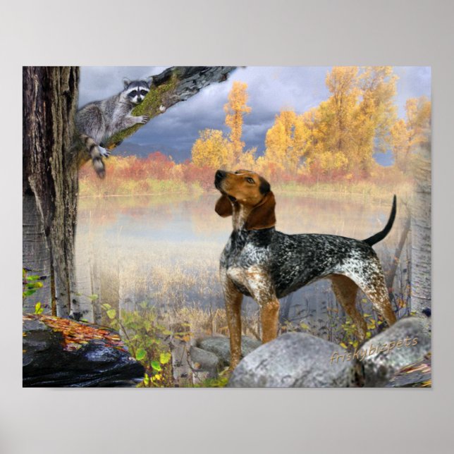Coon Dog Trees Racoon Poster (Front)