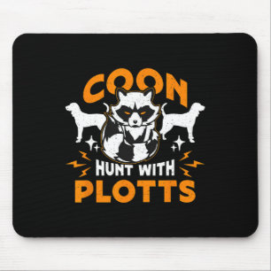 Coon Hunt With Plotts Hunting Coon Hunters Racoon Mouse Pad