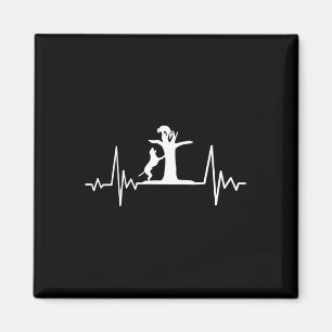Coon Hunting Dogs Coonhound Heartbeat 1 Magnet
