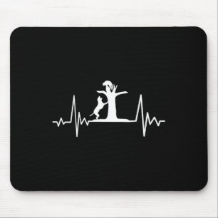 Coon Hunting Dogs Coonhound Heartbeat 1 Mouse Pad