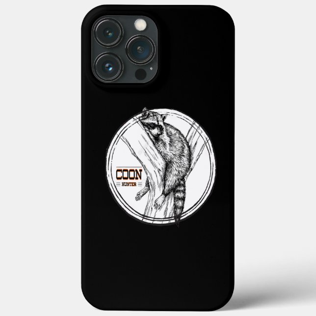 Coon Hunting Night Life Treed Life Racoon Hunter Case-Mate iPhone Case (Back)