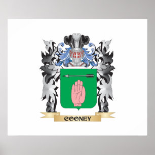 Cooney Coat of Arms - Family Crest Poster