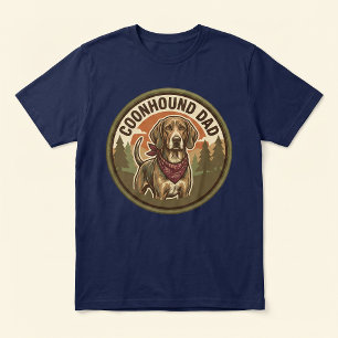 Coonhound Dad Tri-blend Tee Hound Dog Dad Gift
