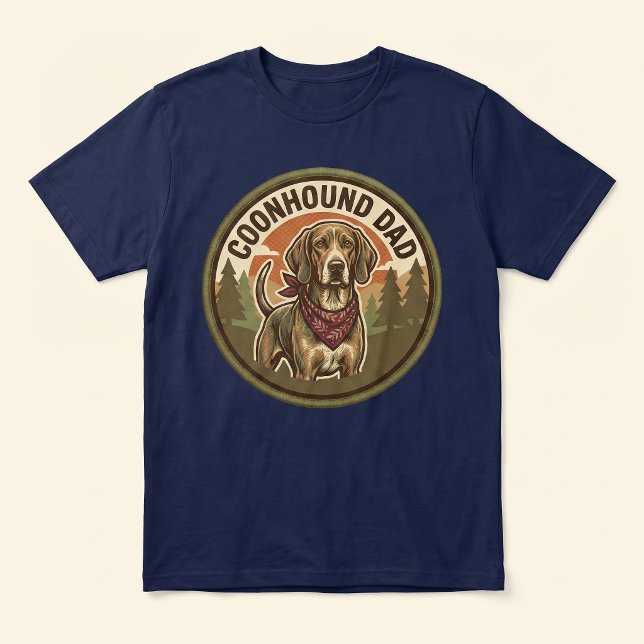 Coonhound Dad Tri-blend Tee | Hound Dog Dad Gift (Creator Uploaded)