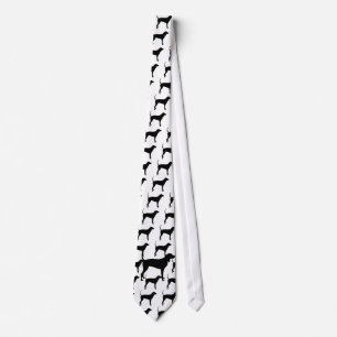 Coonhound Dog (black) Tie
