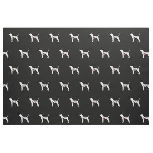Coonhound Love Fabric
