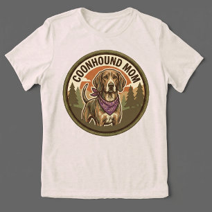 Coonhound Mum Tri-blend Tee Hound Dog Mum Gift