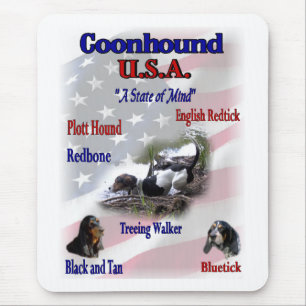 Coonhound USA Gifts Mouse Pad
