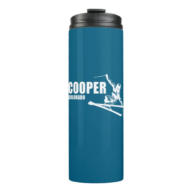 Cooper Colorado Skier Thermal Tumbler (Front)