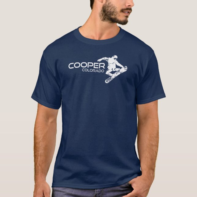 Cooper Colorado Snowboarder T-Shirt (Front)