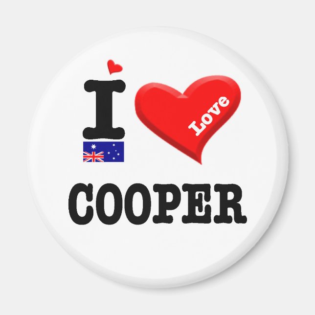 COOPER - I Love Magnet (Front)