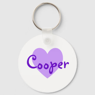 Cooper in Purple Key Ring
