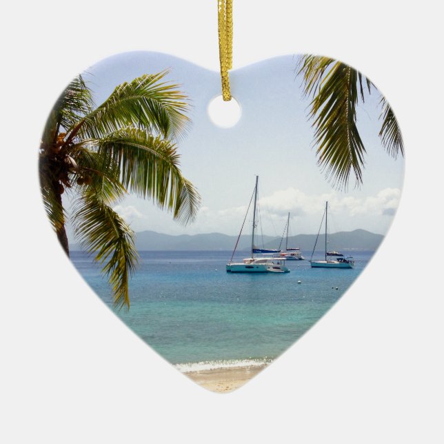 Cooper Island British Virgin Islands Ceramic Ornament (Front)