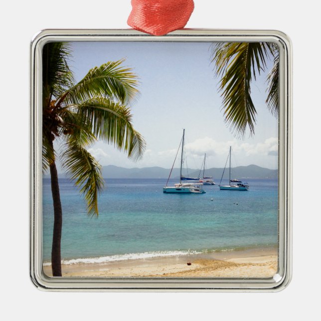 Cooper Island British Virgin Islands Metal Ornament (Front)