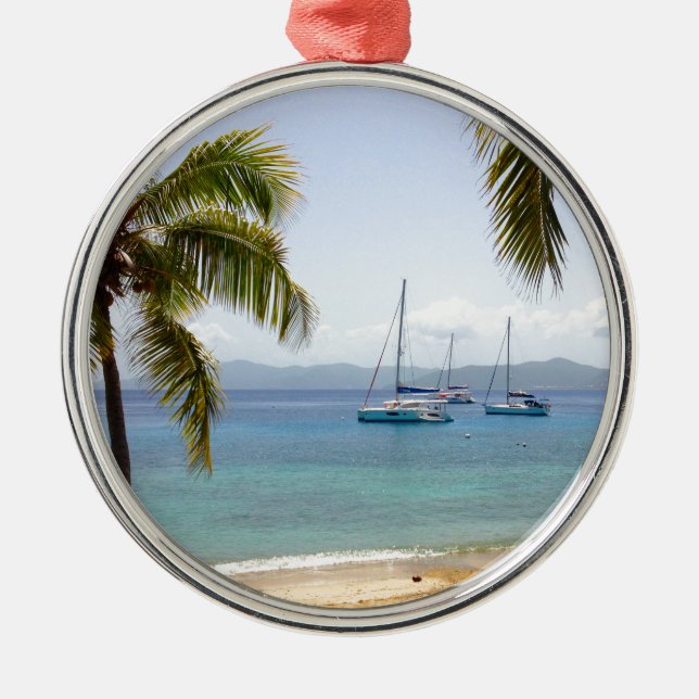 Cooper Island British Virgin Islands Metal Ornament (Front)