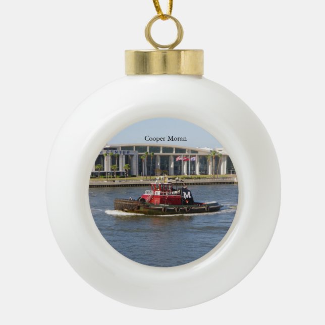 Cooper Moran ball or snowflake ornament (Front)