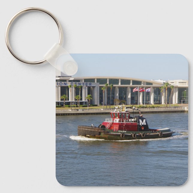 Cooper Moran metal keychain (Front)