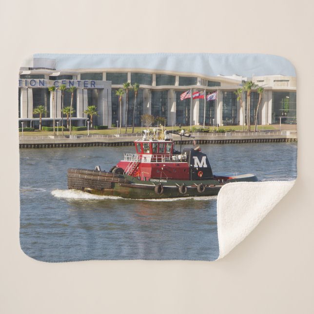 Cooper Moran sherpa blanket (Front (Horizontal))