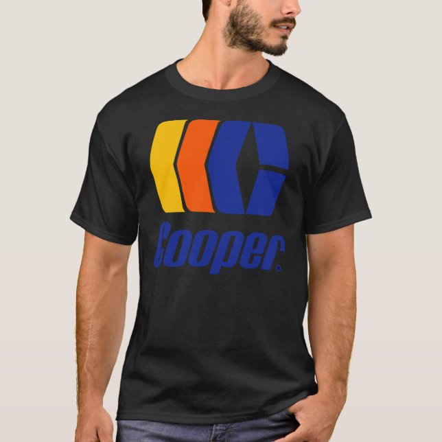 Cooper Retro Ice Hockey Logo 3 Essential T-Shirt (Front)