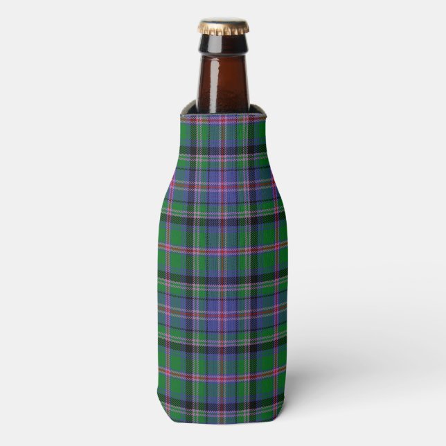 Cooper Scottish Clan Tartan Plaid Pattern Bottle Cooler (Bottle Front)