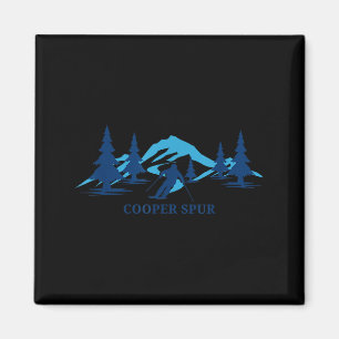 Cooper spur oregon ski resort skiing skier magnet