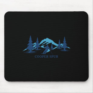 Cooper Spur Oregon Ski Resort Skiing Skier Mouse Pad