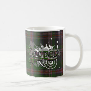 Cooper Tartan Grunge Coffee Mug