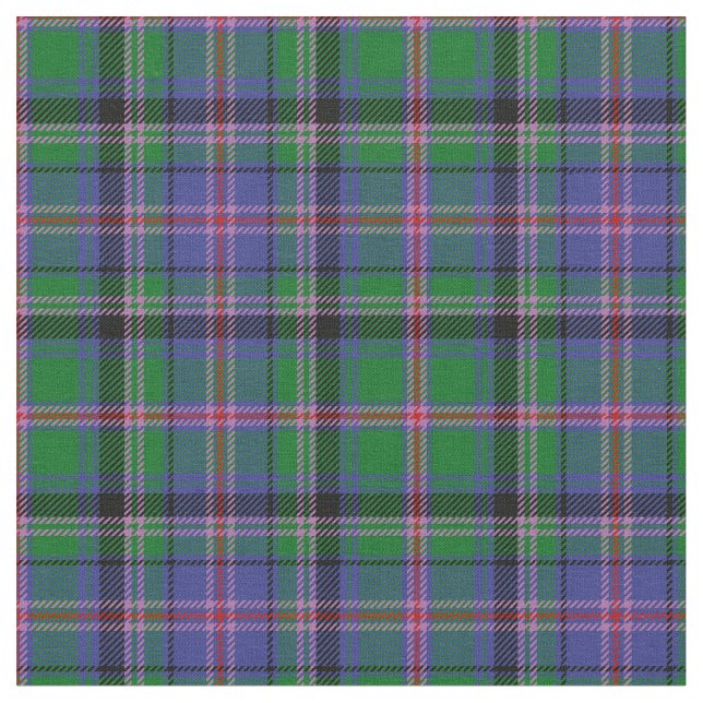 Cooper Tartan Print Fabric (Close Up)