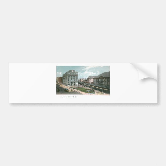 Cooper Union. NY City. Bumper Sticker (Front)