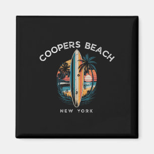 Coopers Beach New York Men Women Surfing Magnet