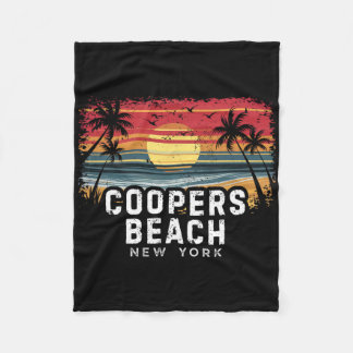 Coopers Beach New York Surfboard Beach _1  Fleece Blanket