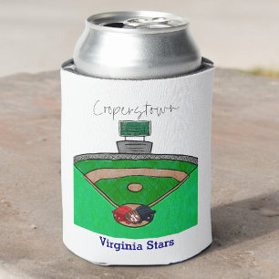 Cooperstown Field Team Name Parent Custom Favour Can Cooler