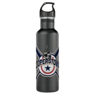 Cooperstown New York Baseball Game Family Vacation 710 Ml Water Bottle