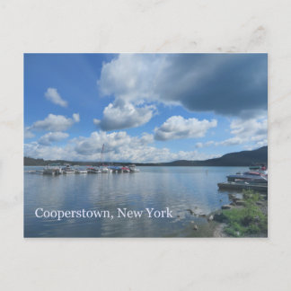 Cooperstown New York Otsego Lake Postcard