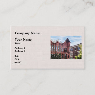 Cooperstown NY - First National Bank Building Business Card
