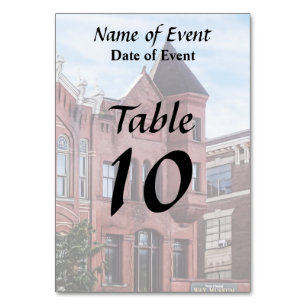 Cooperstown NY - First National Bank Building Table Number