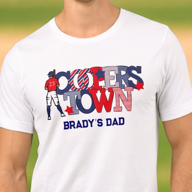 Cooperstown Patriotic Baseball Player’s Dad Tri-Blend Shirt (Creator Uploaded)