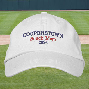 Cooperstown Snack Mom Hat   Funny Baseball Mom 