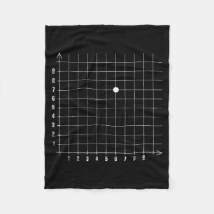 Coordinate (6,7) Funny Math Teacher 67 Math Lover Fleece Blanket