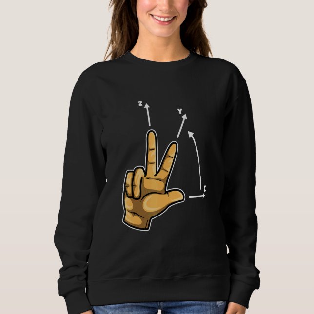 Coordinate System Cnc Programmer Cutting Machine O Sweatshirt (Front)